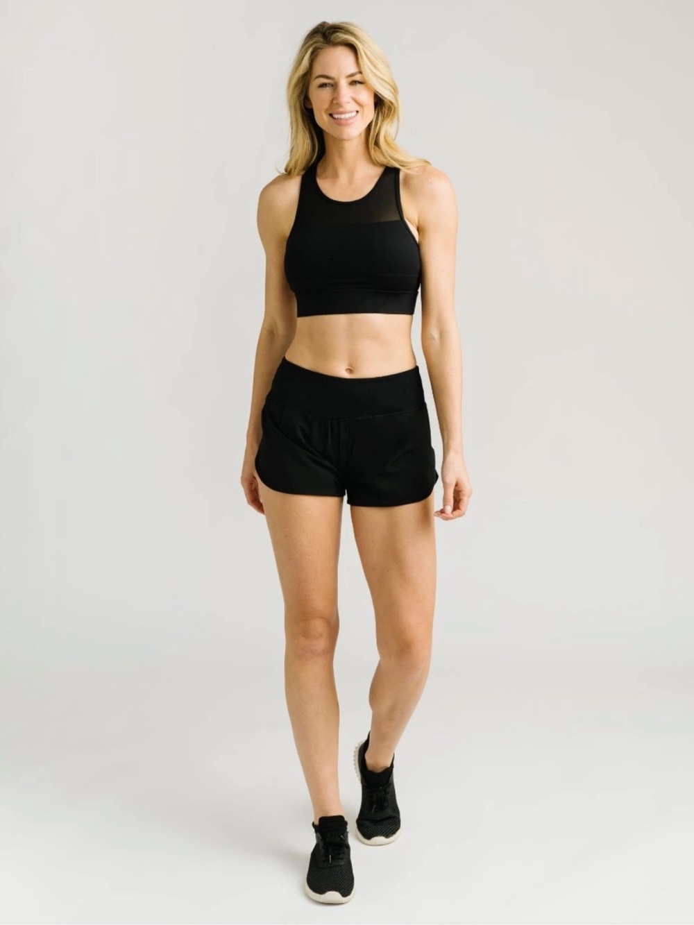 Zyia Active Women’s Large Black Trainer Shorts